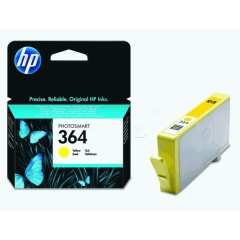 Original HP 364 (CB320EE) Ink cartridge yellow, 300 pages, 4ml Image