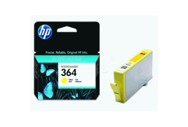Original HP 364 (CB320EE) Ink cartridge yellow, 300 pages, 4ml