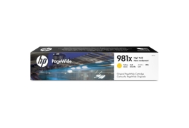 Original HP 981X (L0R11A) Ink cartridge yellow, 10K pages, 114ml