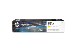 Original HP 981A (J3M70A) Ink cartridge yellow, 6K pages, 69ml