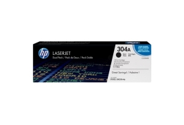 CC530AD | Twin pack of HP 304A Black Toners, 2 x 3,500 pages