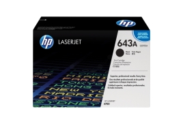 Q5950A | HP 643A Black Toner, prints up to 11,000 pages