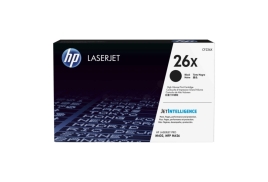 CF226X | HP 26X Black Toner, prints up to 9,000 pages
