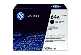 CC364A | HP 64A Black Toner, prints up to 10,000 pages
