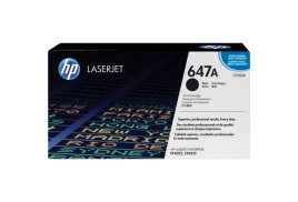 CE260A | HP 647A Black Toner, prints up to 8,500 pages