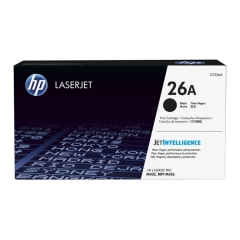CF226A | HP 26A Black Toner, prints up to 3,100 pages Image