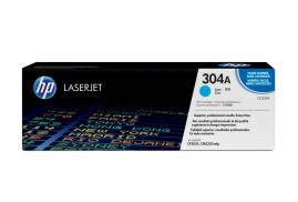 CC531A | HP 304A Cyan Toner, prints up to 2,800 pages