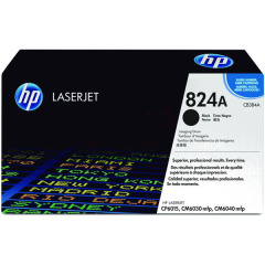 HP 824A Black Drum 35K pages for HP Color LaserJet CM6030/CM6040/CP6015 - CB384A Image