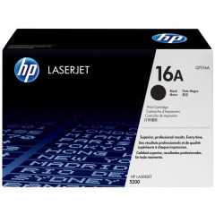 Q7516A | HP 16A Black Toner, prints up to 12,000 pages Image