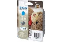 Original Epson T0612 (C13T06124010) Ink cartridge cyan, 250 pages @ 5% coverage, 8ml