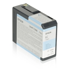 T580500 | Original Epson T5805 Light Cyan Ink, 80ml, for Epson Stylus Pro 3800 Image