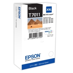 Original Epson T7011 (C13T70114010) Ink cartridge black, 3.4K pages, 63ml Image