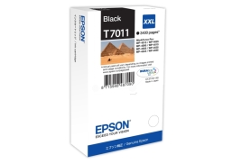 Original Epson T7011 (C13T70114010) Ink cartridge black, 3.4K pages, 63ml