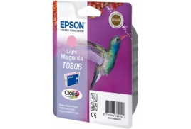 Original Epson T0806 (C13T08064011) Ink cartridge bright magenta, 520 pages, 7ml