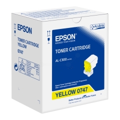Epson C13S050747|0747 Toner-kit yellow, 8.8K pages for WorkForce AL-C 300 DN/DTN/N/TN Image