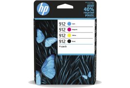 1 Full Set of HP 912 Ink Cartridges  17 ml of Ink (4 Pack)