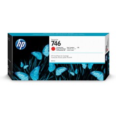 P2V81A | Original HP 746 Chromatic Red Ink, 300ml, for HP DesignJet Z 9+ Image