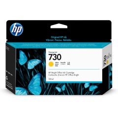 P2V64A | Original HP 730 Yellow Ink, 130ml, for HP DesignJet T1700 Image