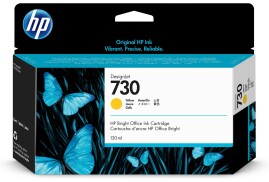 P2V64A | Original HP 730 Yellow Ink, 130ml, for HP DesignJet T1700