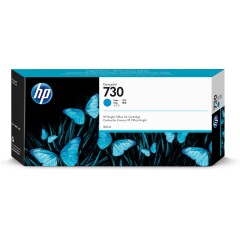 P2V68A | Original HP 730 Cyan Ink, 300ml, for HP DesignJet T1700 Image