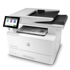 HP LaserJet Enterprise MFP M430f, Black and white, Printer for Business, Print, copy, scan, fax, 50-sheet ADF; Two-sided printing; Two-sided scanning; Front-facing USB printing; Compact Size; Energy Efficient; Strong Security Image