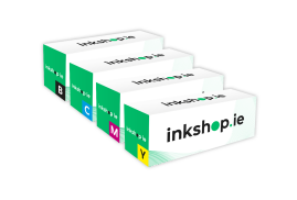 1 Full Set of inkshop.ie Own Brand TN135 Toners, 1 x Black/Cyan/Magenta/Yellow