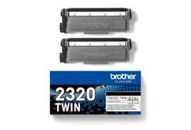 Brother Black Toner Cartridge Twin Pack 2.6k pages - TN2320