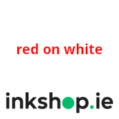 inkshop.ie Own Brand Brother TZe-232 Red on White P-Touch Tape, 12mm x 8m Image