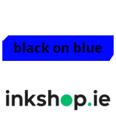 inkshop.ie Own Brand Brother TZe-541 Black on Blue P-Touch Tape, 18mm x 8m Image