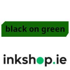 inkshop.ie Own Brand Brother TZe-741 Black on Green P-Touch Tape, 18mm x 8m Image