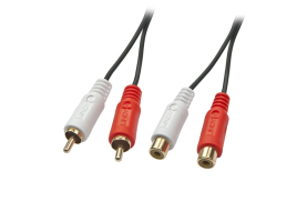 Lindy 3m Premium Phono To Phono Extension Cable