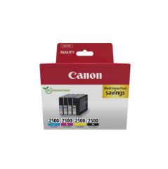 9290B006 | Multipack of Canon PGI-2500 inks, 4 pc(s), Black, Cyan, Magenta, Yellow Image