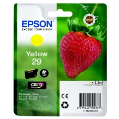 Original Epson 29 (C13T29844012) Ink cartridge yellow, 180 pages, 3ml Image