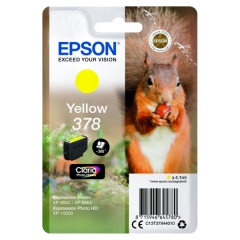 Original Epson 378 (C13T37844010) Ink cartridge yellow, 360 pages, 4ml Image