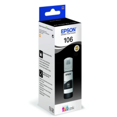 C13T00R140 | Original Epson 106 Photo Black Ink Bottle, prints up to 1,900 photos, 70ml Image