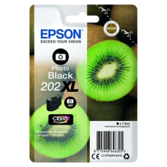 Original Epson 202XL (C13T02H14010) PHOTO black, 800 pages, 8ml Image