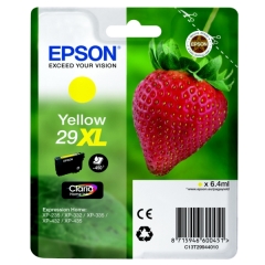 Original Epson 29XL (C13T29944012) Ink cartridge yellow, 450 pages, 6ml Image