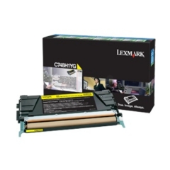 Lexmark C748H3YG Toner cartridge yellow Project, 10K pages ISO/IEC 19798 for Lexmark C 748 Image