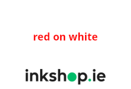 inkshop.ie Own Brand Brother TZe-222 Red on White P-Touch Tape, 9mm x 8m